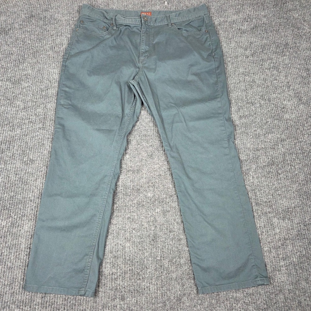 Red Ale by Alesbury Mens Slim Fit Pants 36x28 Dark Teal Blue Stretch Chino 26957